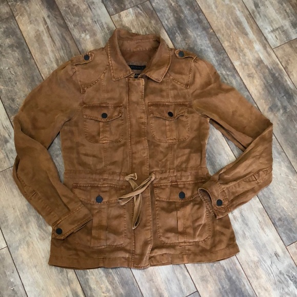 mustard cargo jacket